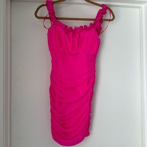 Hello Molly hot pink mini dress. Size medium (us 6)